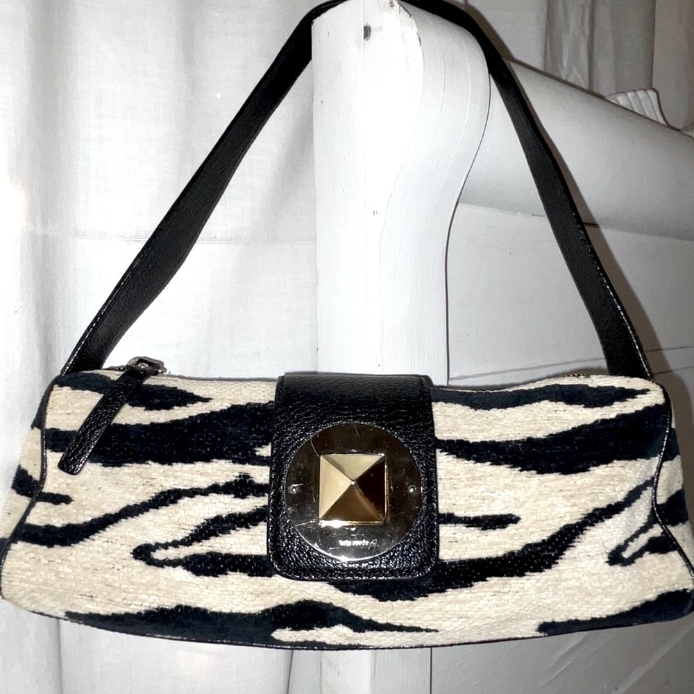 Kate Spade Zebra clutch fabulous condition